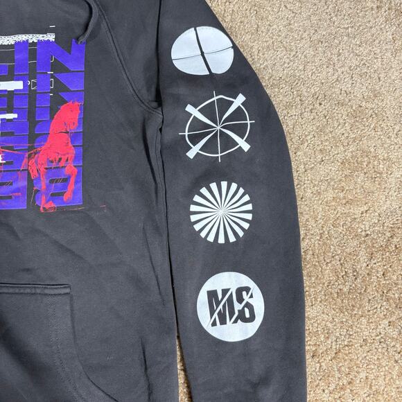 RARE Valorant 2021 VCT Berlin Video Game Yoru Sentinels Mens Hoodie Size S Grey - Picture 4 of 7